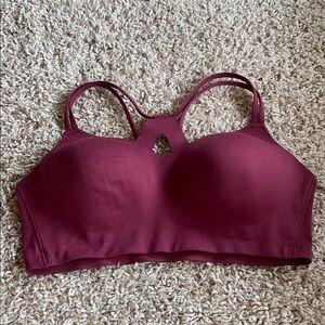 All in Motion Maroon Sports Bra